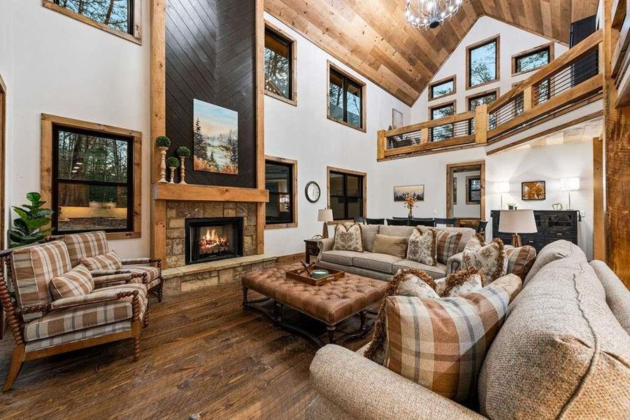 Furnished interior view inside a new home in , McCaysville (Image 50).