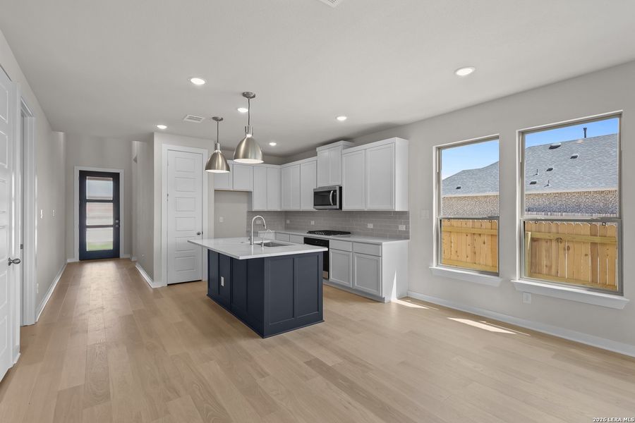 Furnished interior view inside a new home in Davis Ranch, San Antonio (Image 10).