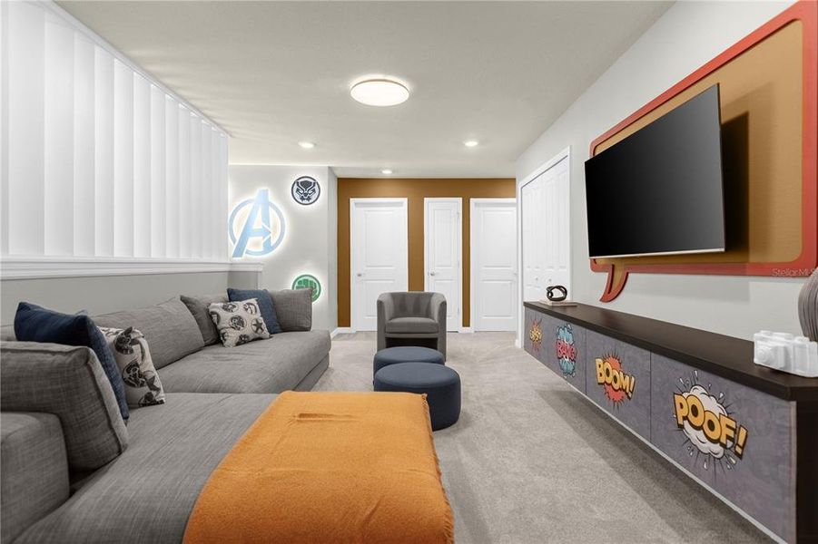 Furnished interior view inside a new home in , Davenport (Image 16).