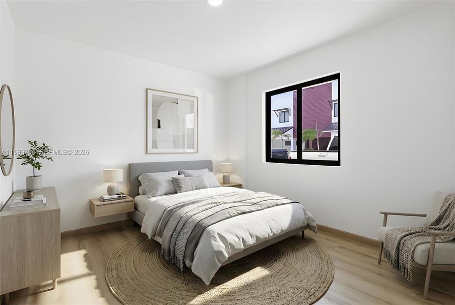 Furnished interior view inside a new home in , Florida City (Image 14).