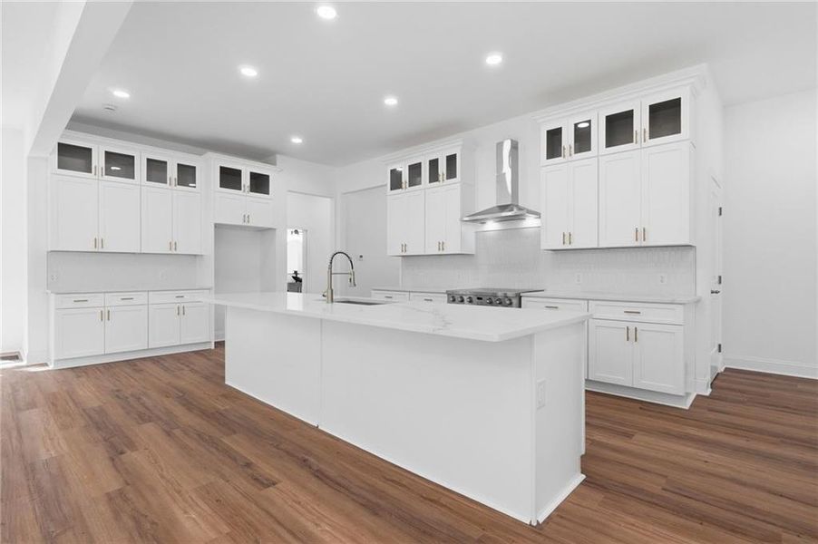 Furnished interior view inside a new home in , Flowery Branch (Image 9).