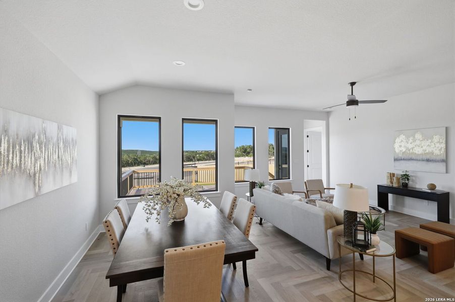 Furnished interior view inside a new home in The Summit, San Antonio (Image 7).