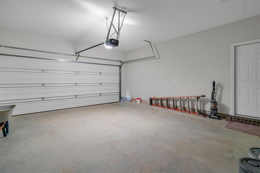Front entry garage.