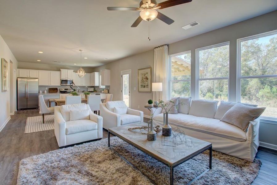 Furnished interior view inside a new home in Sutton's Landing, Statham (Image 9).
