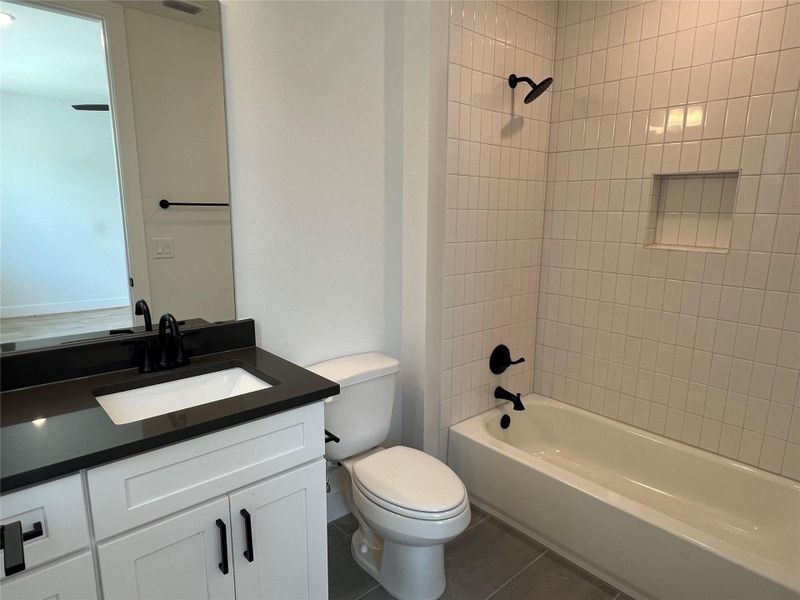 Furnished interior view inside a new home in The Grove, Austin (Image 15).