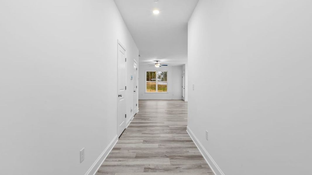 Representative unfurnished interior of a home built from the End Unit by D.R. Horton in Pearson Road Townhomes, Easley (Image 13).