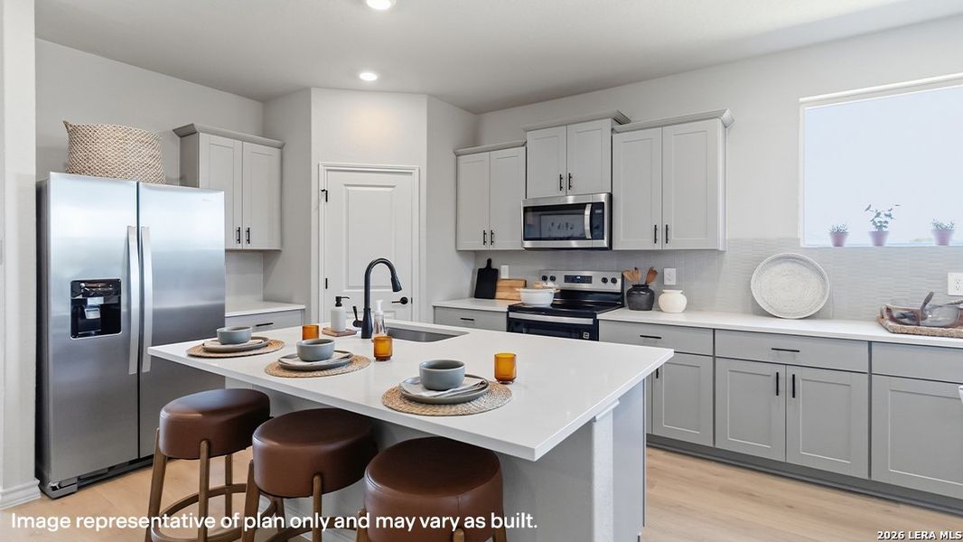 Furnished interior view inside a new home in , Mico (Image 14).