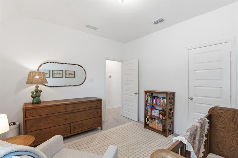 Furnished interior view inside a new home in Whitewing Trails, Princeton (Image 39).