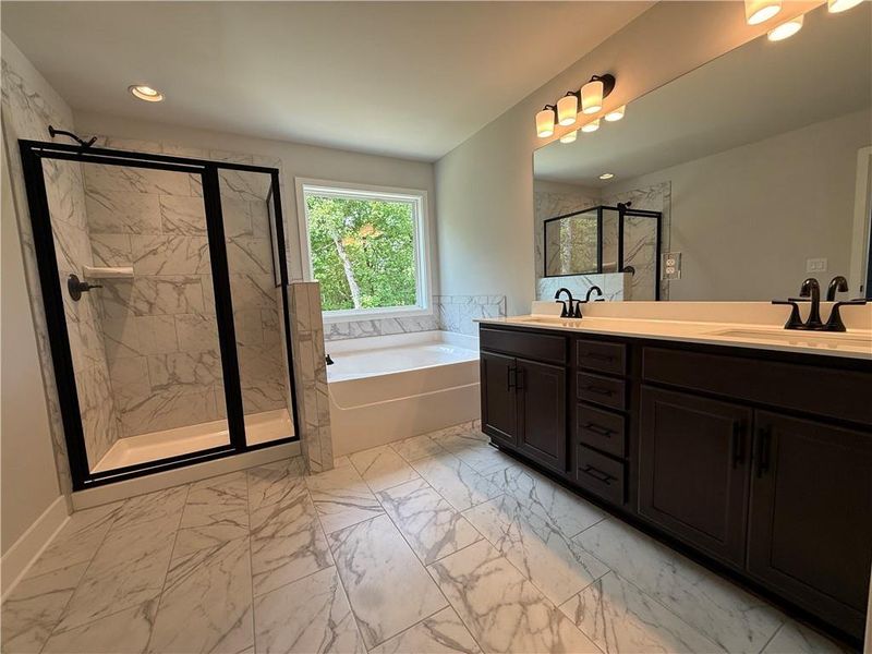Furnished interior view inside a new home in The Towns at Auburn Station East, Auburn (Image 11).