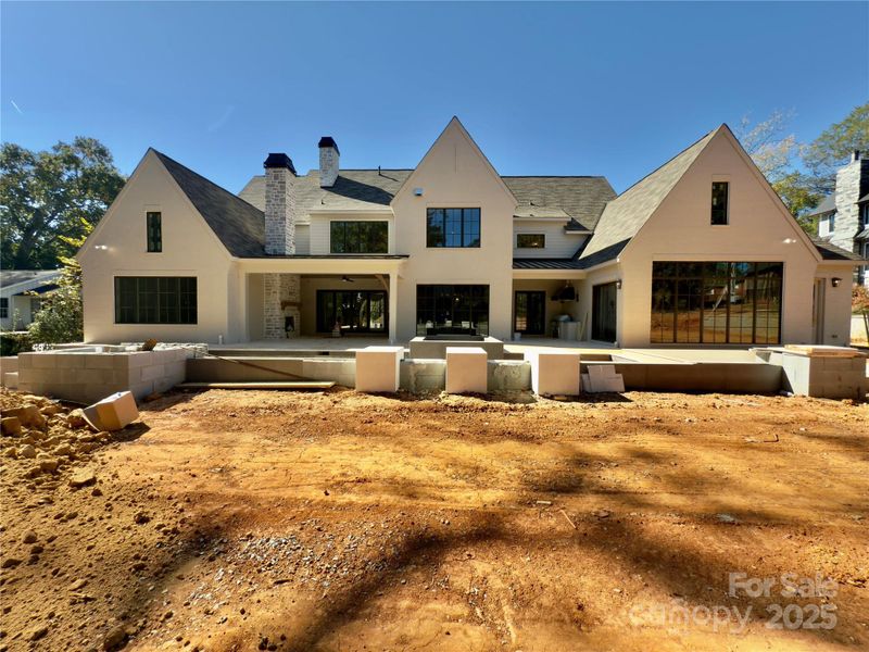 In-progress construction of a new home in , Charlotte, NC (Image 21).