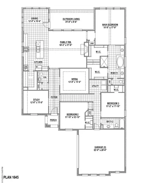 Plan 1645 1st Floor