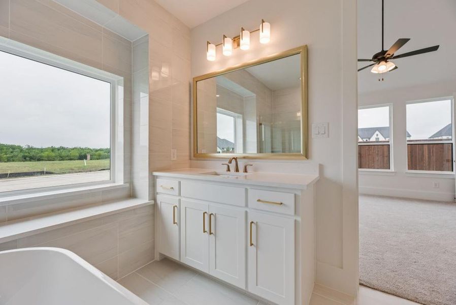 Furnished interior view inside a new home in Park Place, Prosper (Image 14). Furnished interior view inside a new home in Park Place, Prosper (Image 14).