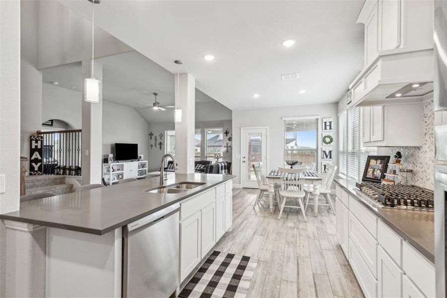 Furnished interior view inside a new home in , Justin (Image 11).