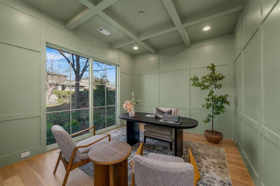 Furnished interior view inside a new home in , Dallas (Image 15). Furnished interior view inside a new home in , Dallas (Image 15).