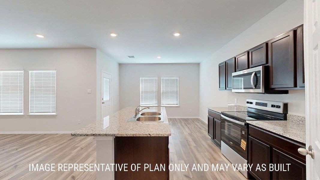 Furnished interior view inside a new home in Turnbo Ranch, Killeen (Image 9).