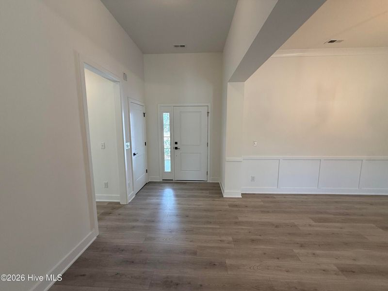 Spacious, unfurnished interior of a new home in Wood Creek Landing, Leland (Image 14). Spacious, unfurnished interior of a new home in Wood Creek Landing, Leland (Image 14).