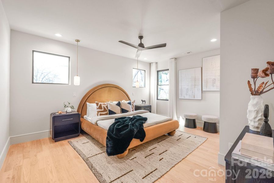 Furnished interior view inside a new home in , Charlotte (Image 17). Furnished interior view inside a new home in , Charlotte (Image 17).