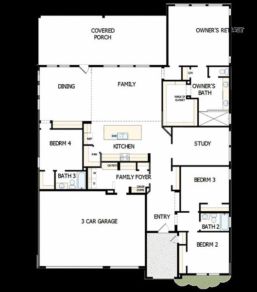 Image 3 of a home in Dunham Pointe 65' Homesites.