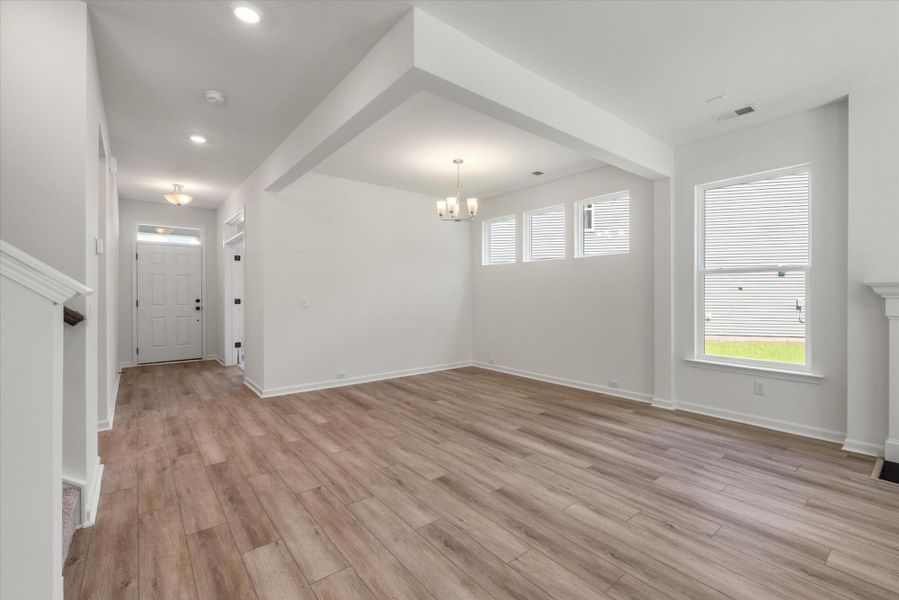 Spacious, unfurnished interior of a new home in Oakley Pointe, Moncks Corner (Image 15). Spacious, unfurnished interior of a new home in Oakley Pointe, Moncks Corner (Image 15).
