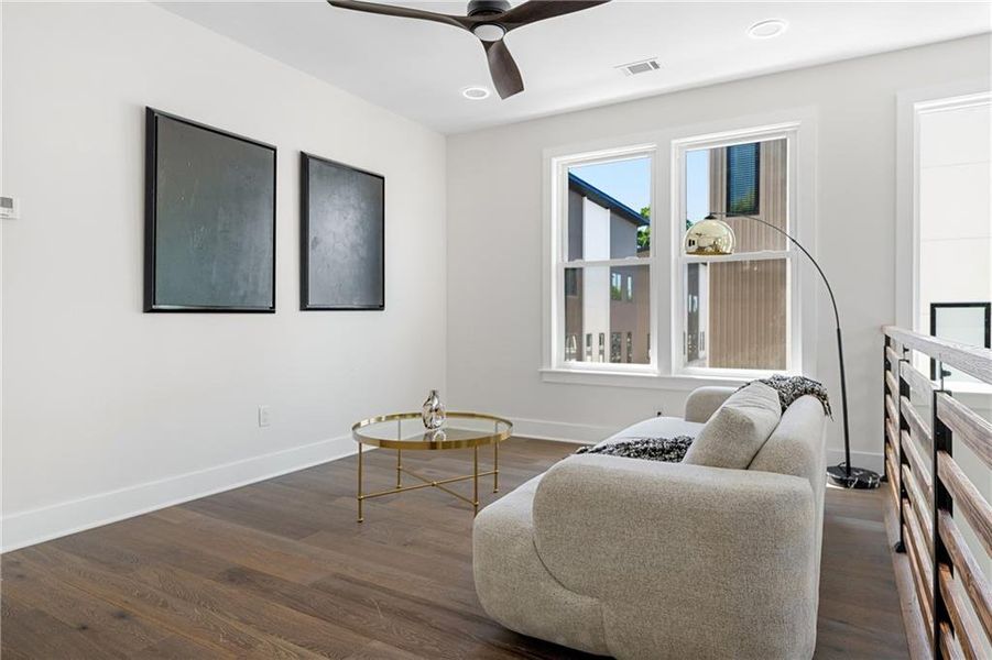 Furnished interior view inside a new home in , Atlanta (Image 20).