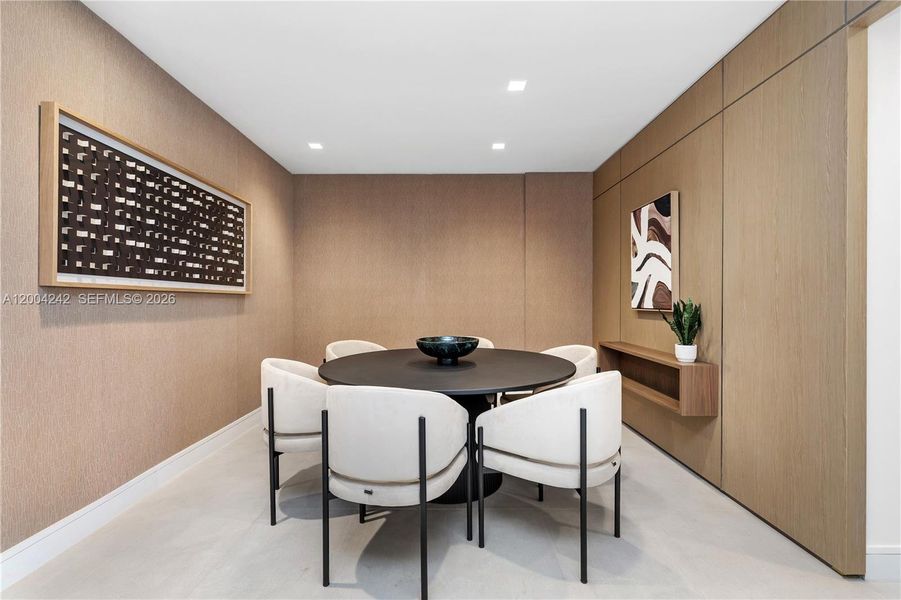 Furnished interior view inside a new home in Arbor, Miami (Image 12).