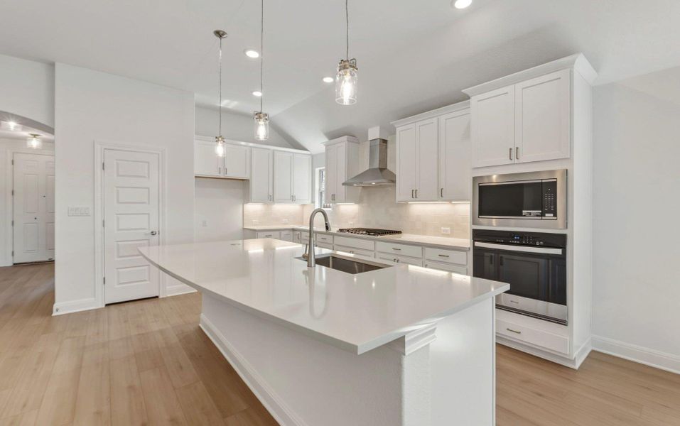 Furnished interior view inside a new home in West Cypress Hills, Spicewood (Image 5). Furnished interior view inside a new home in West Cypress Hills, Spicewood (Image 5).