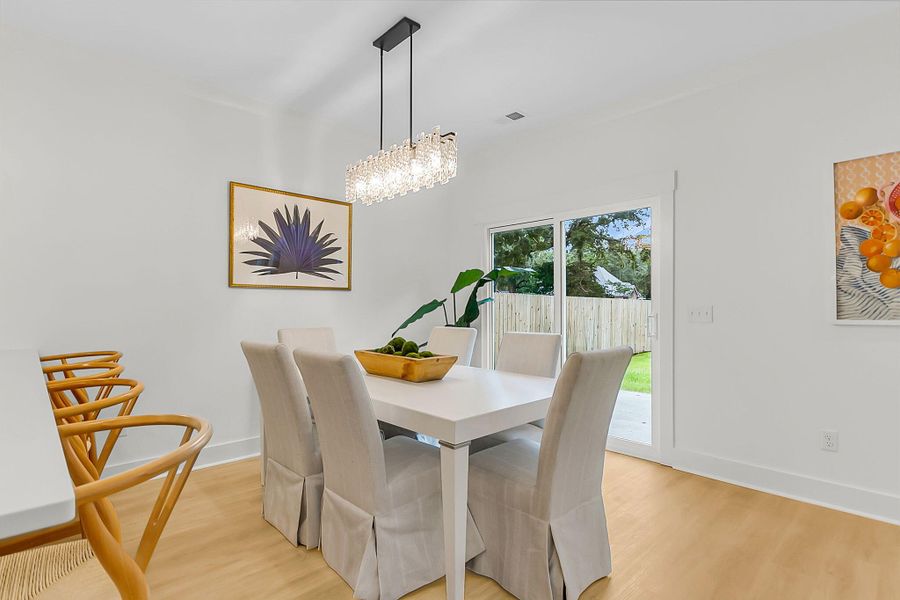 Furnished interior view inside a new home in , Charleston (Image 11).