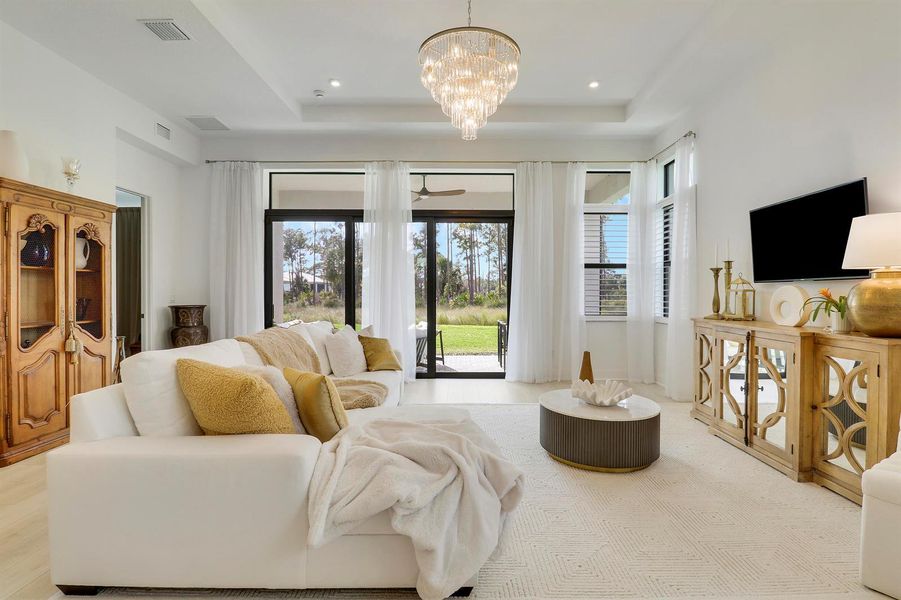 Living Room with lots of natural light