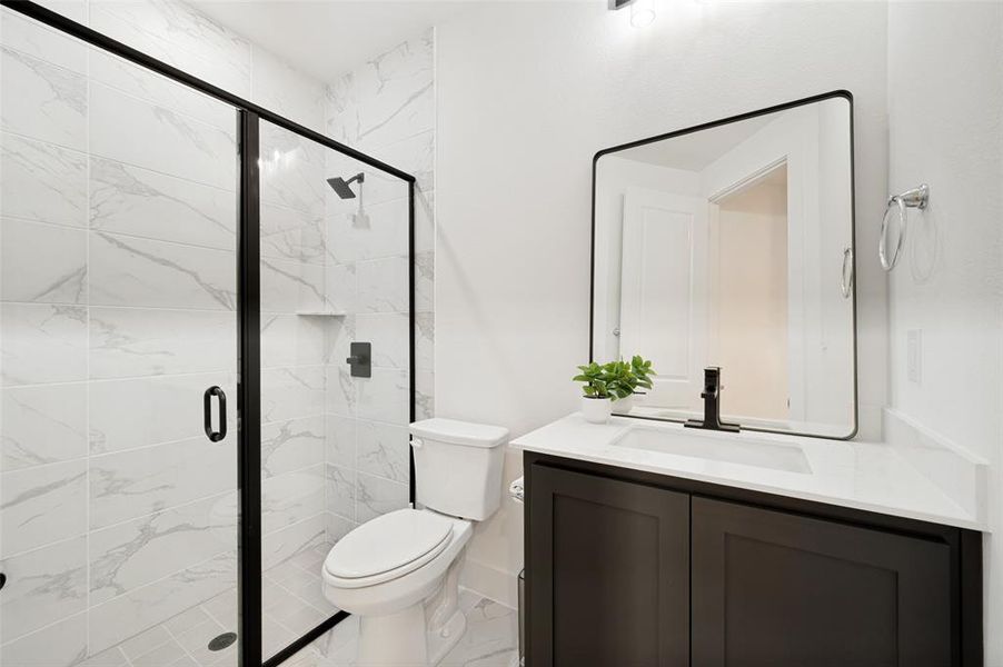 Furnished interior view inside a new home in , Frisco (Image 18).
