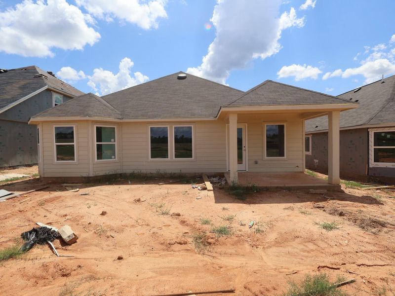 In-progress construction of a new home in Lone Star Landing, Montgomery, TX (Image 13).
