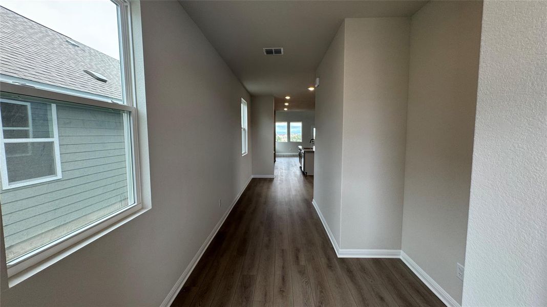 Spacious, unfurnished interior of a new home in Cannon Ranch 40s, Dripping Springs (Image 16). Spacious, unfurnished interior of a new home in Cannon Ranch 40s, Dripping Springs (Image 16).