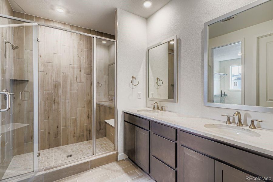 Furnished interior view inside a new home in Macanta: The Grand Collection, Castle Rock (Image 10).