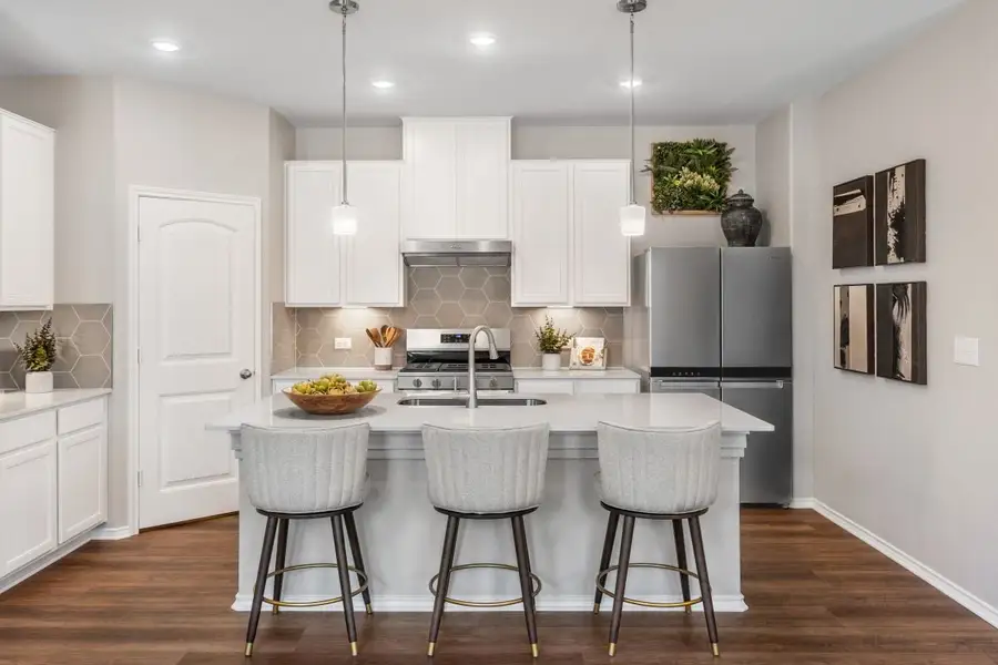 Representative furnished interior of a home built from the 1605 Modeled by KB Home in Sunset Oaks, Maxwell (Image 8).
