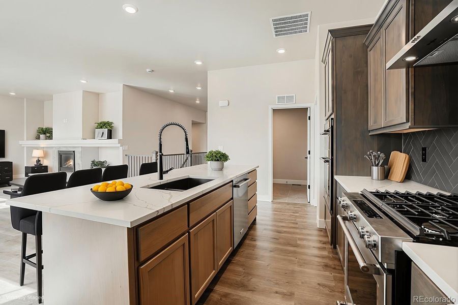 Furnished interior view inside a new home in , Arvada (Image 10).