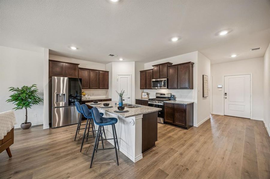 Furnished interior view inside a new home in , Princeton (Image 14).