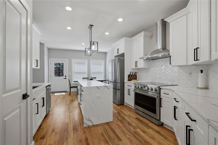 Furnished interior view inside a new home in , Canton (Image 30).