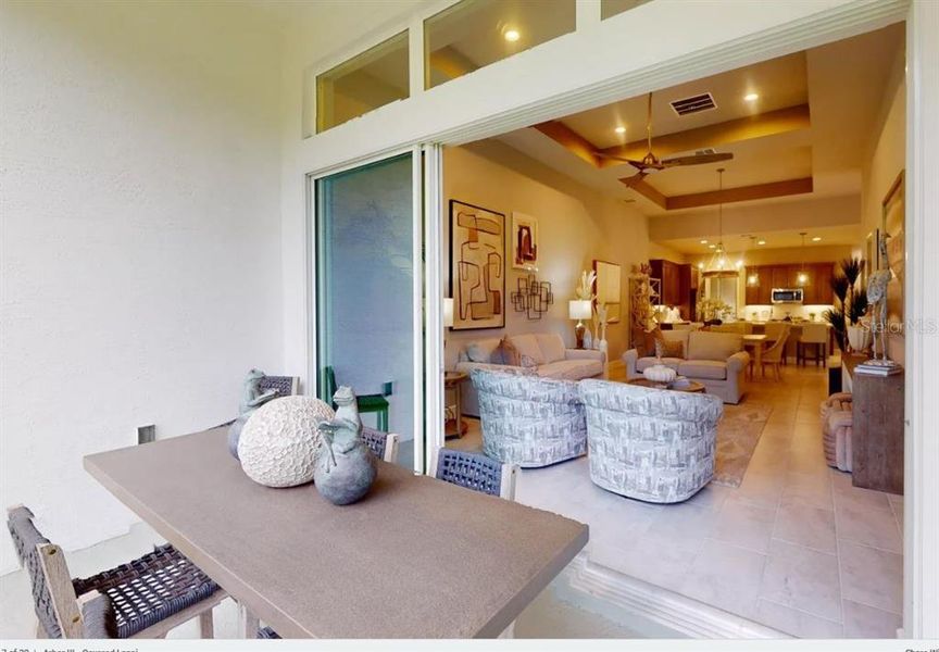 Exterior details and patio area of a home in Plantation Bay, Ormond Beach (Image 3).