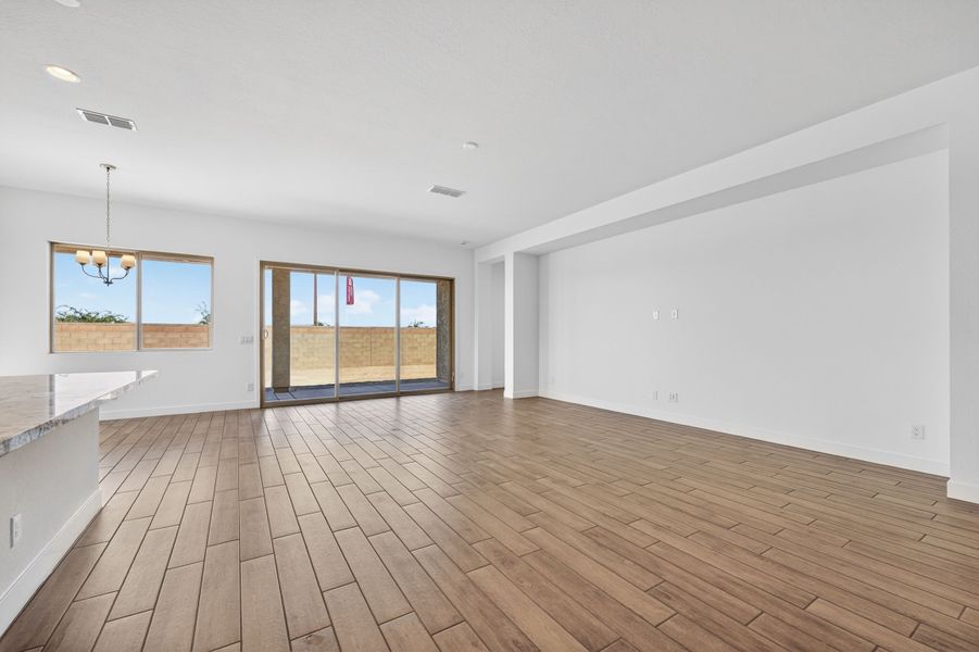 Spacious, unfurnished interior of a new home in Combs Ranch, San Tan Valley (Image 21). Spacious, unfurnished interior of a new home in Combs Ranch, San Tan Valley (Image 21).