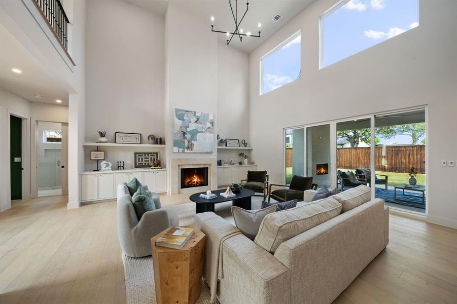 Furnished interior view inside a new home in , Dallas (Image 10).