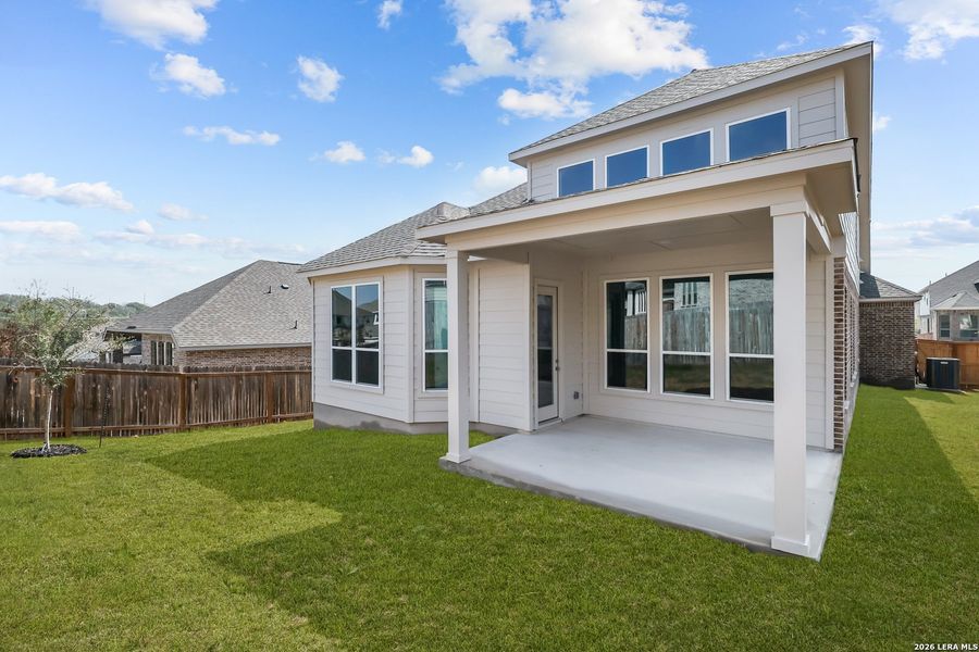 Exterior details and patio area of a home in Ladera, San Antonio (Image 3). Exterior details and patio area of a home in Ladera, San Antonio (Image 3).