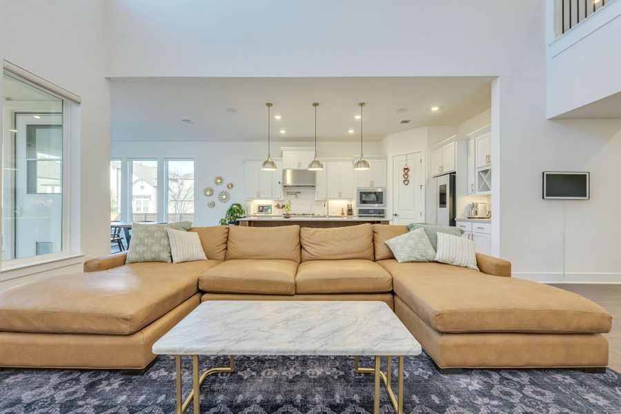 Furnished interior view inside a new home in , Leander (Image 13).