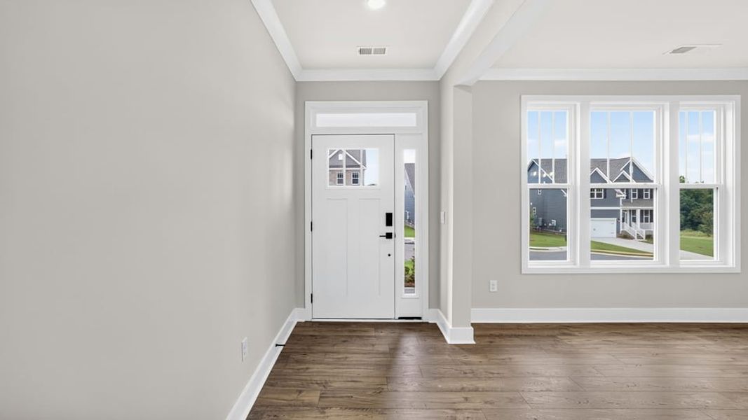 Spacious, unfurnished interior of a new home in Sunset Summits, Spartanburg (Image 19). Spacious, unfurnished interior of a new home in Sunset Summits, Spartanburg (Image 19).