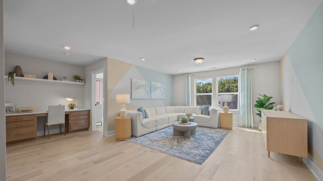 The Jordan Plan by DRB Homes in Farms at Bellingham, Mooresville, NC - Loft