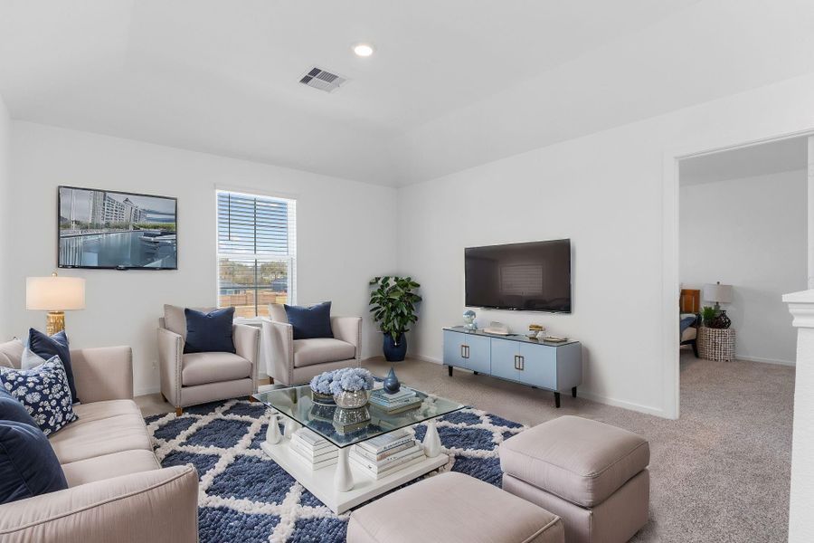 Furnished interior view inside a new home in Holly Ridge, Rosenberg (Image 7).