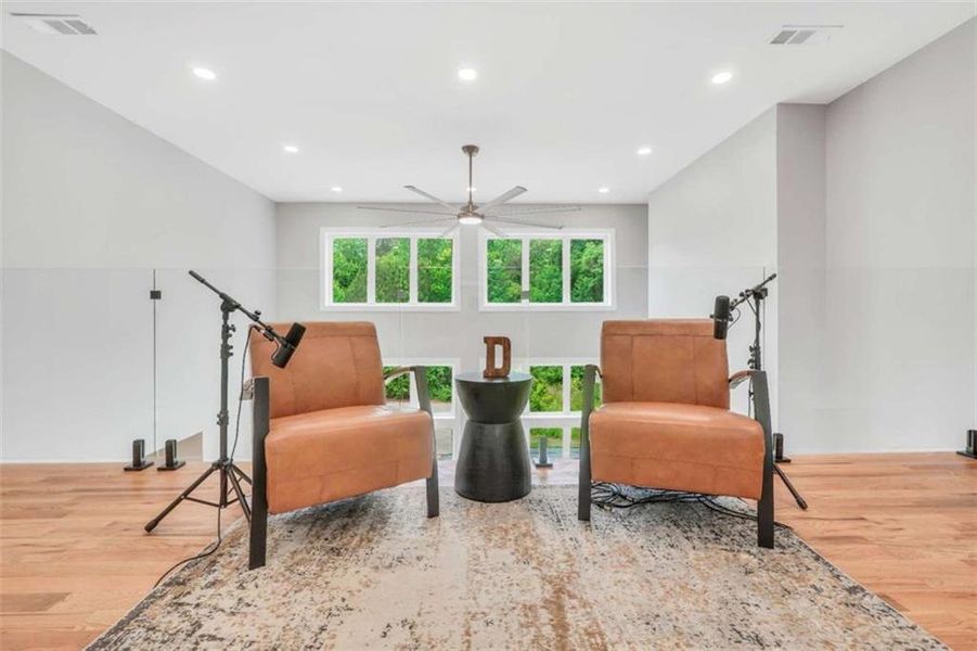 Furnished interior view inside a new home in , Atlanta (Image 9).