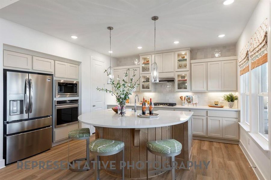 Furnished interior view inside a new home in Waterscape, Royse City (Image 5).
