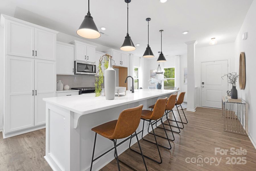 Furnished interior view inside a new home in Edgewater - The Cottages, Lancaster (Image 3).