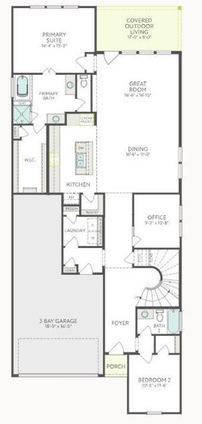 2D floor plan layout of this home in Pecan Ridge, Fulshear, TX (Image 2). 2D floor plan layout of this home in Pecan Ridge, Fulshear, TX (Image 2).