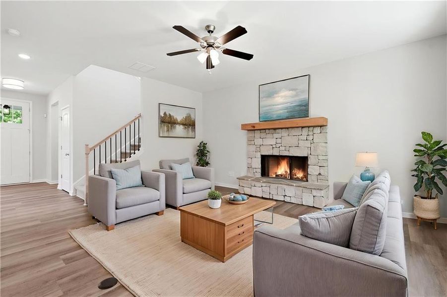 Furnished interior view inside a new home in , Demorest (Image 13). Furnished interior view inside a new home in , Demorest (Image 13).