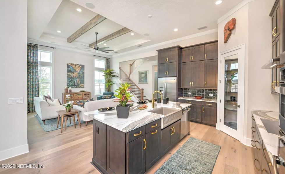 Furnished interior view inside a new home in , Fernandina Beach (Image 4).